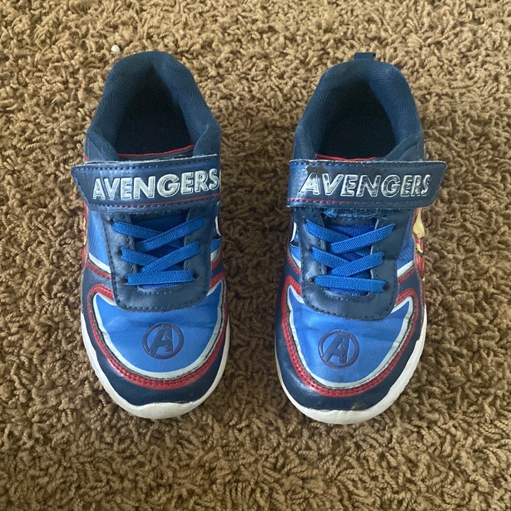 Boys, size 11, Avengers sneakers.